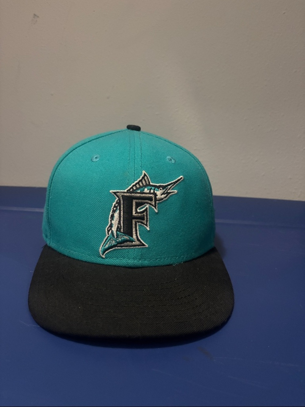 Florida Marlins New Era fitted MLB hat. Size 7 1/2